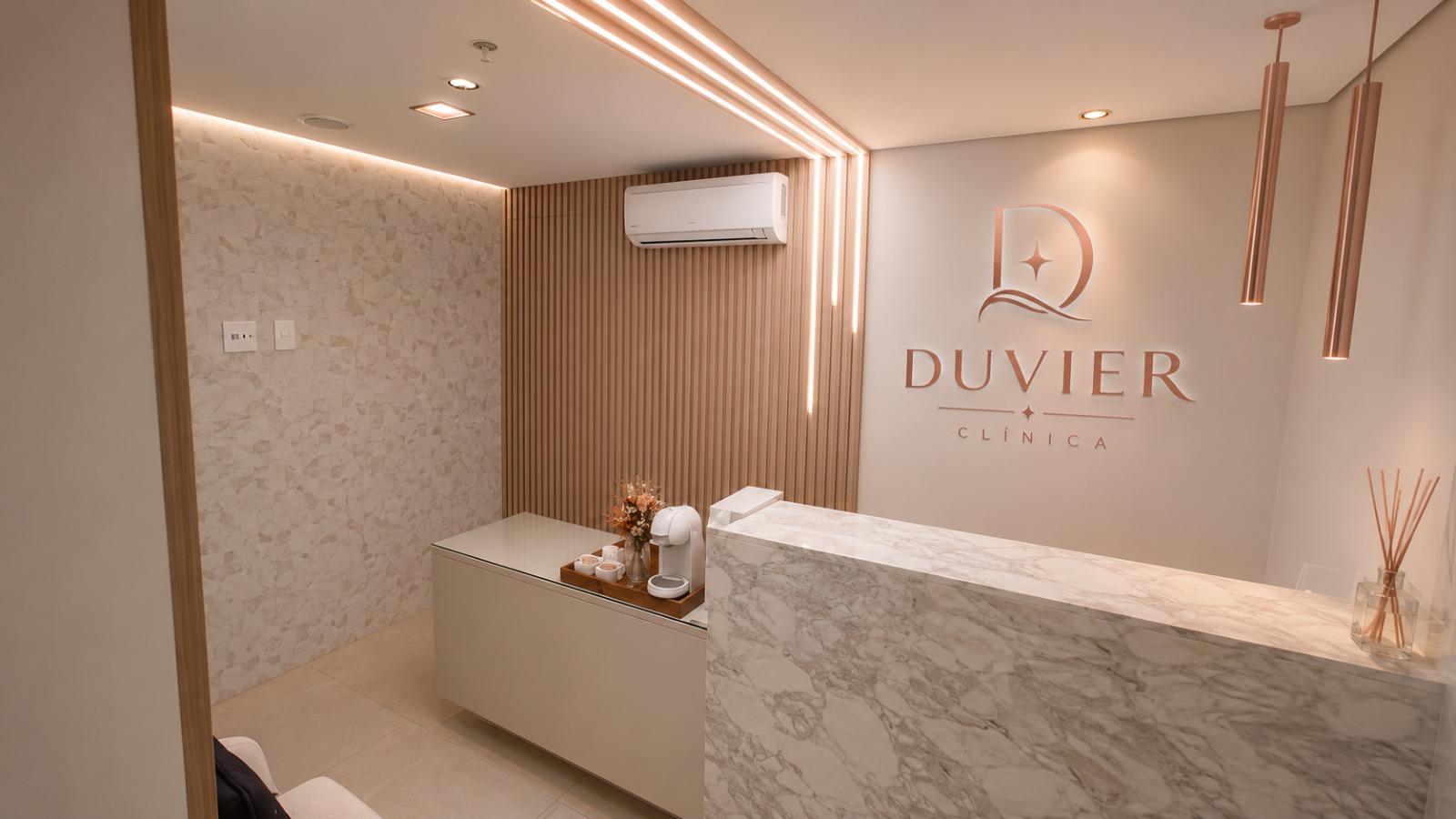 Recepção da Clínica Duvier